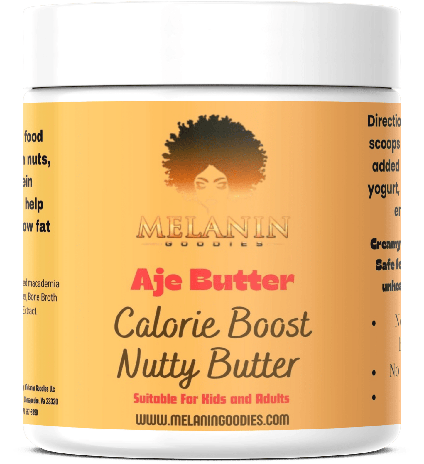 Aje Butter Nutty Honey Butter (Weight Gain for All) - Melanin Goodies Co.
