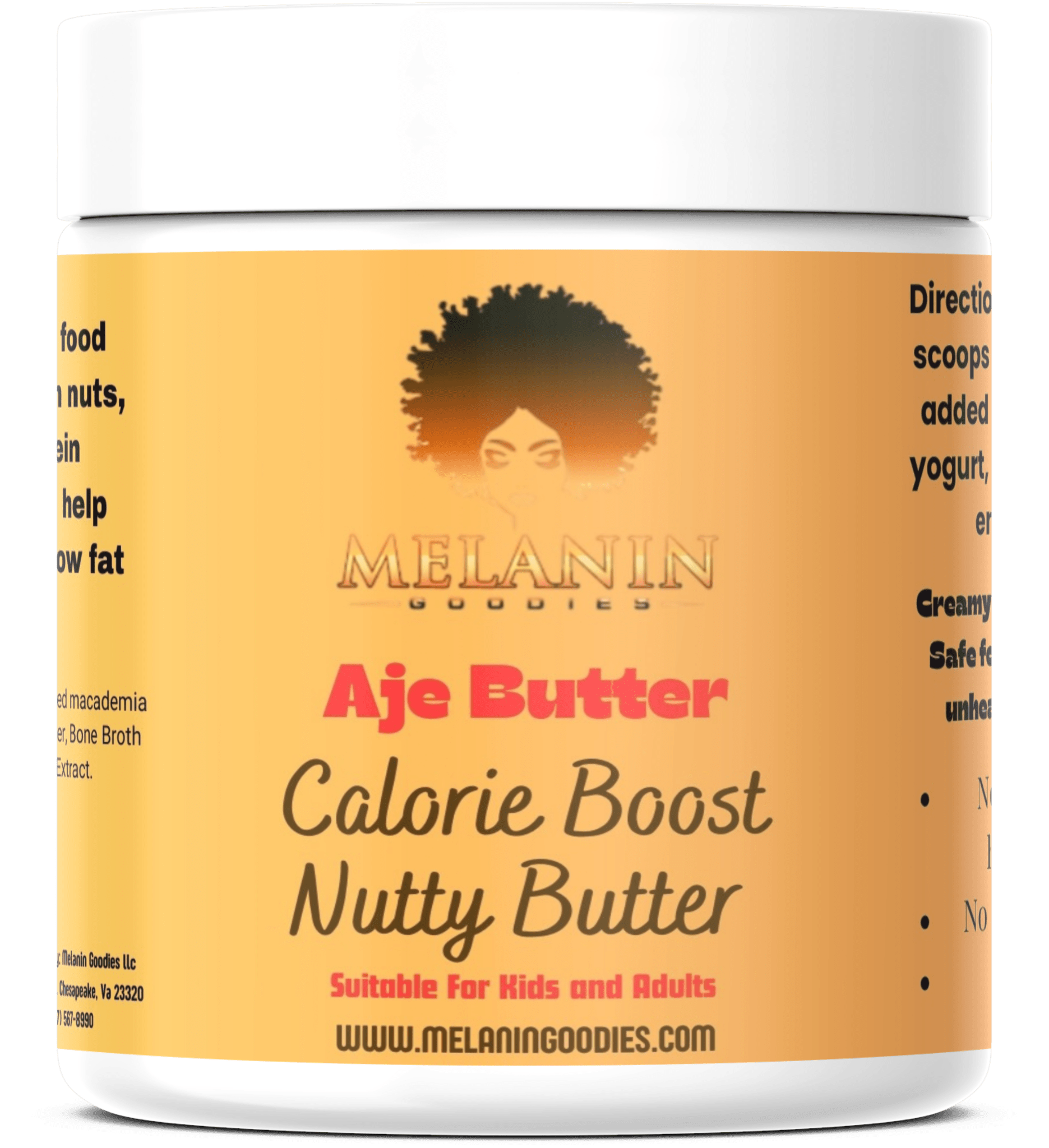Aje Butter Nutty Honey Butter (Weight Gain for All) - Melanin Goodies Co.