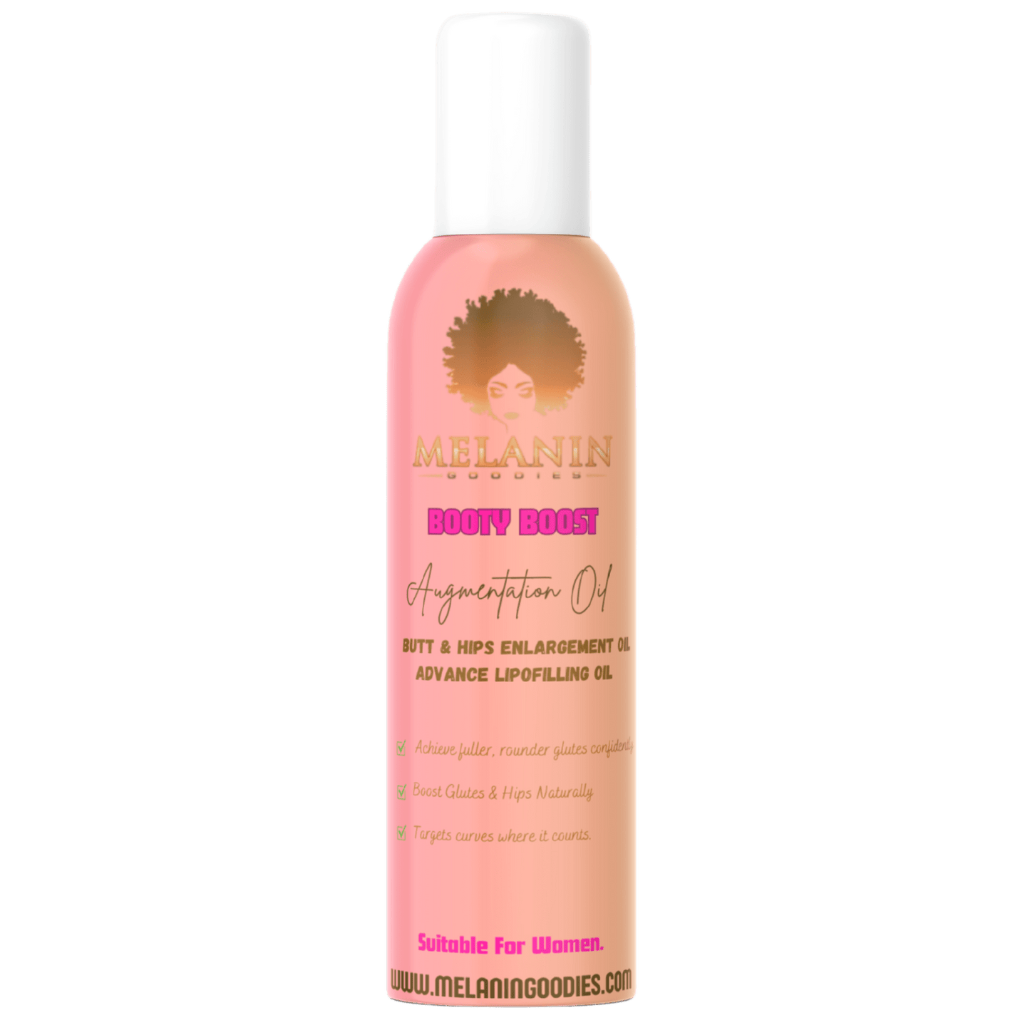 Booty Boost Augmentation Oil (Enlargement) - Melanin Goodies Co.