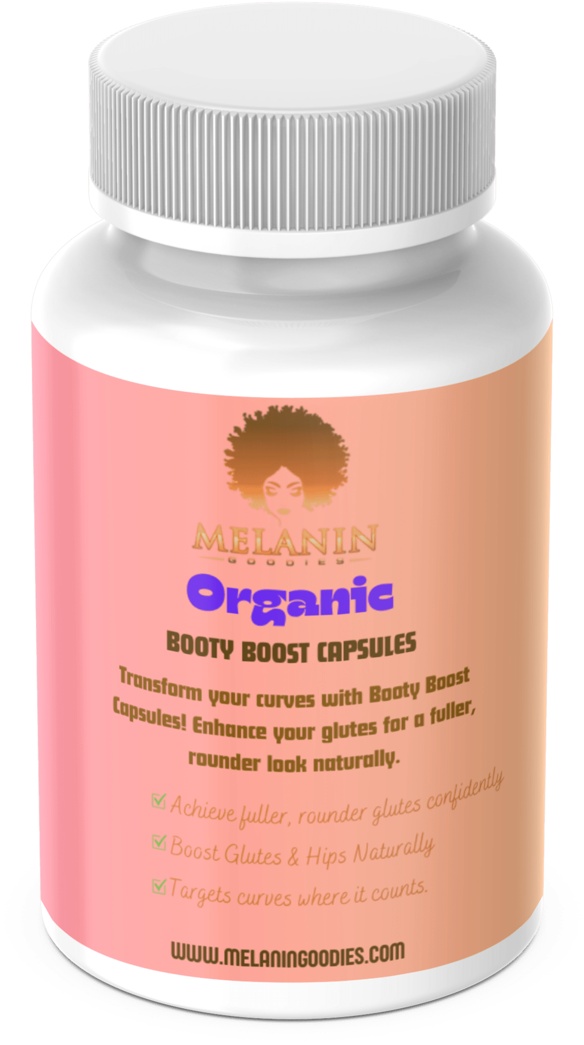 Booty Boost Capsules (Butt & Hips) - Melanin Goodies Co.