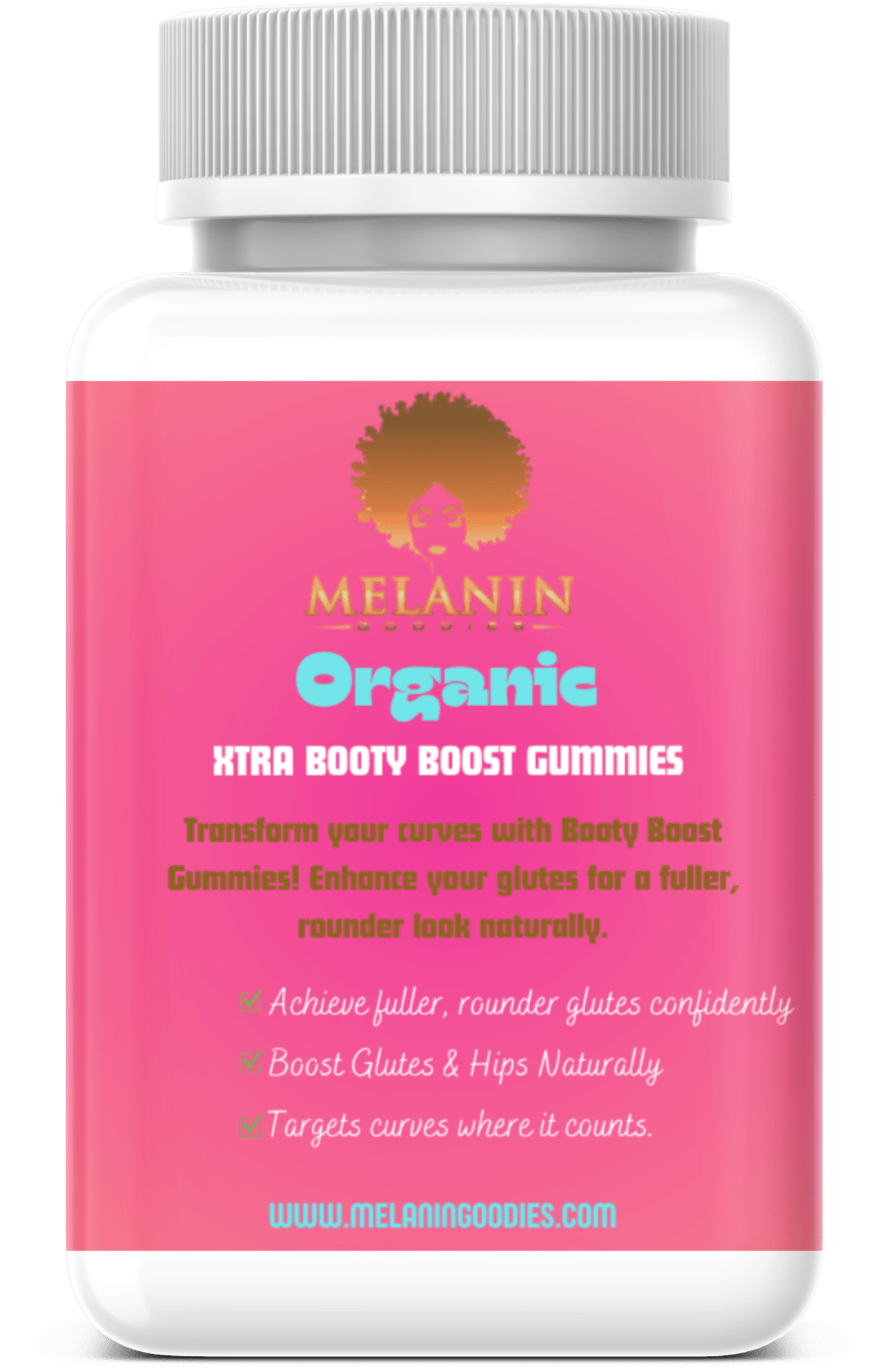 Booty Boost Gummies (Butt Shaper) - Melanin Goodies Co.