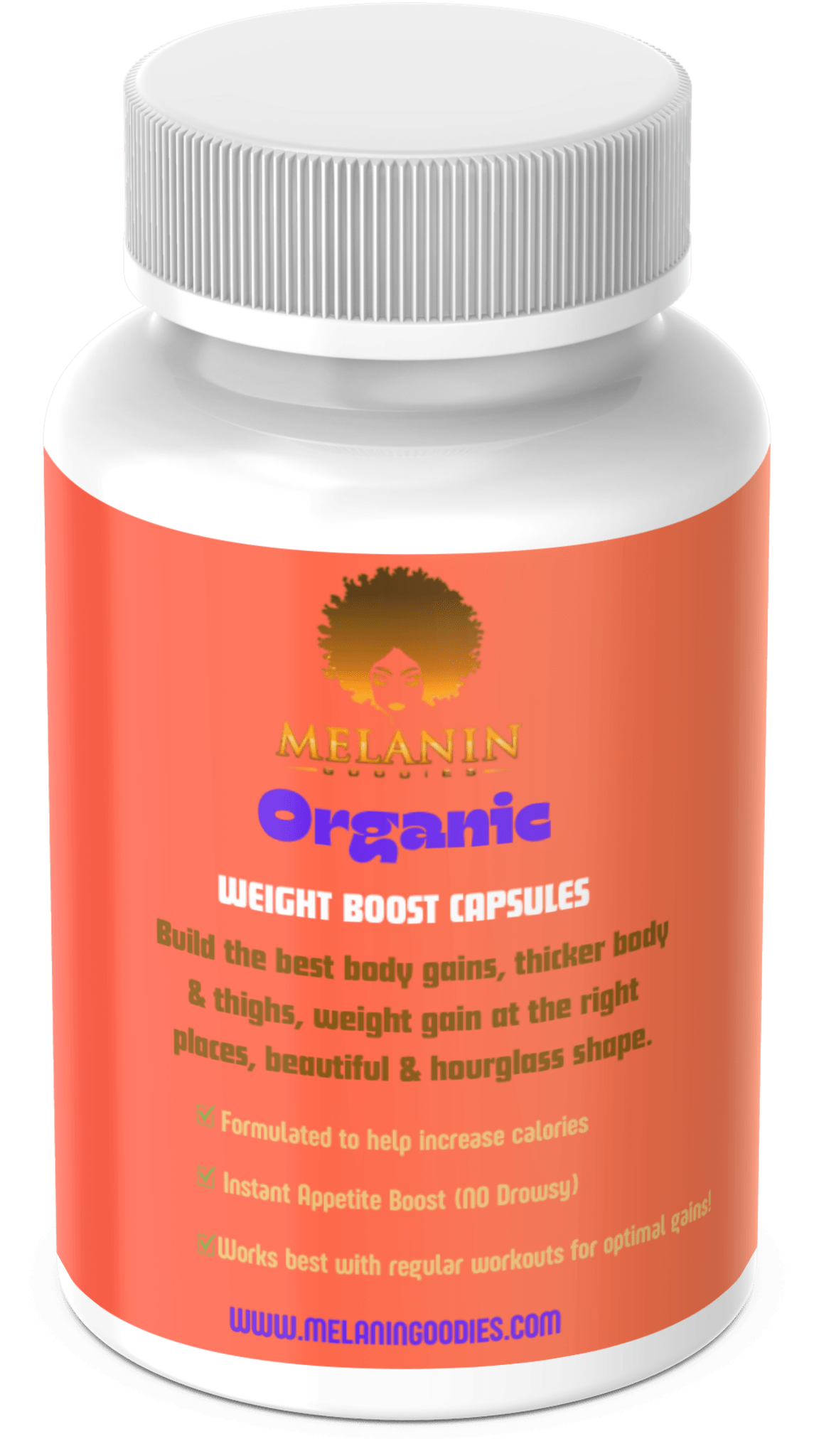 Weight Boost Capsules (Weight Gain) - Melanin Goodies Co.