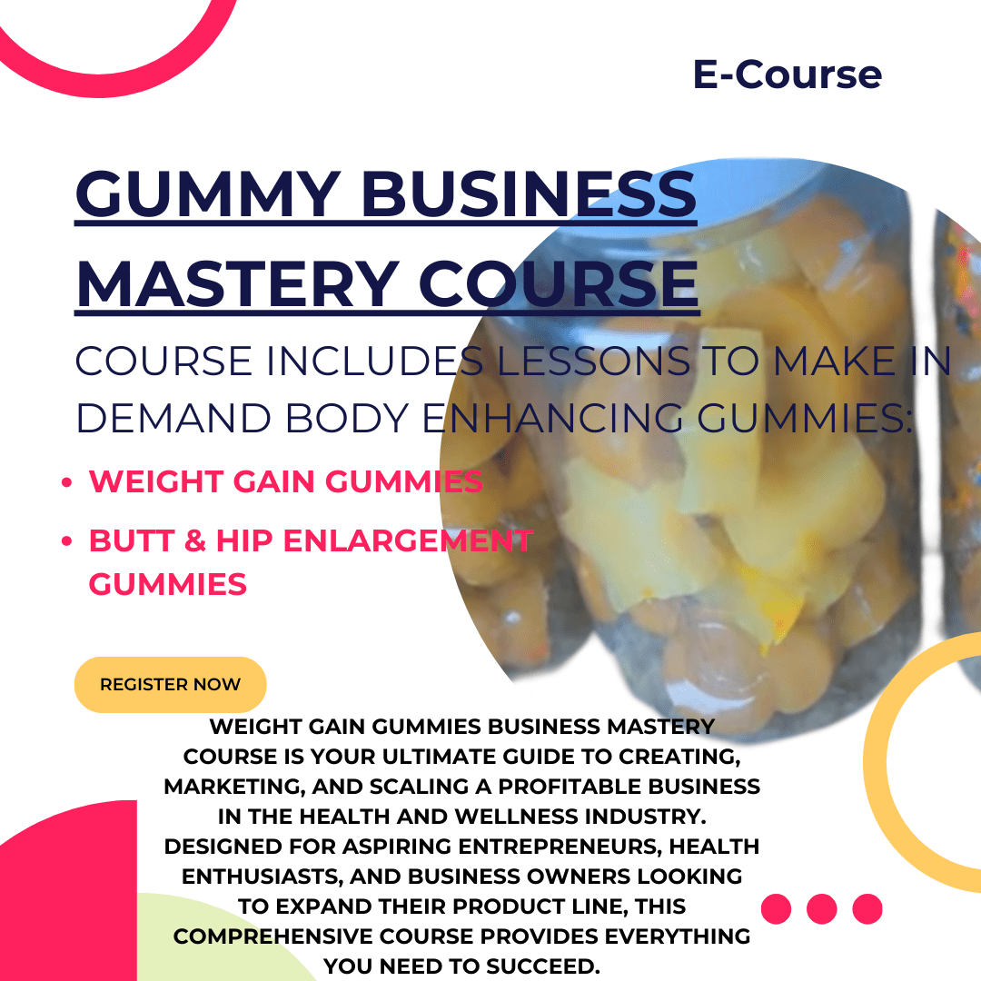 Weight Gain Gummies E - Course - Melanin Goodies Co.